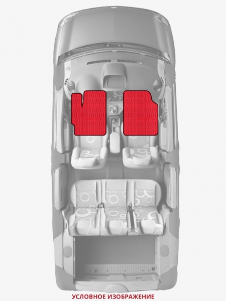 ЭВА коврики «Queen Lux» передние для Lamborghini Urus