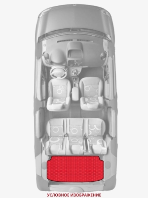 ЭВА коврики «Queen Lux» багажник для Audi Q3 (1G)